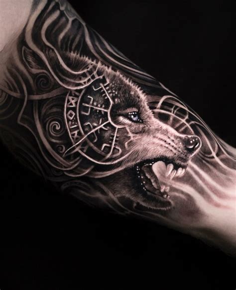 Fenrir wolf tattoo - Feb 18, 2023 - Fenrir tattoos are a popular choice for many people, but what does the meaning behind the tattoo mean to them? The answer awaits you in the article along with 50+ best ink ideas. 